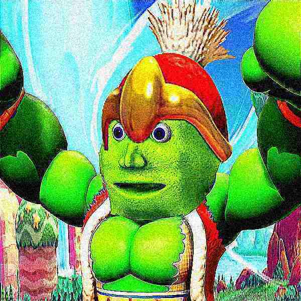 Liem wearing fantasy armor